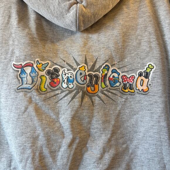 Vintage Disney Zipup Grey L - Picture 4 of 4